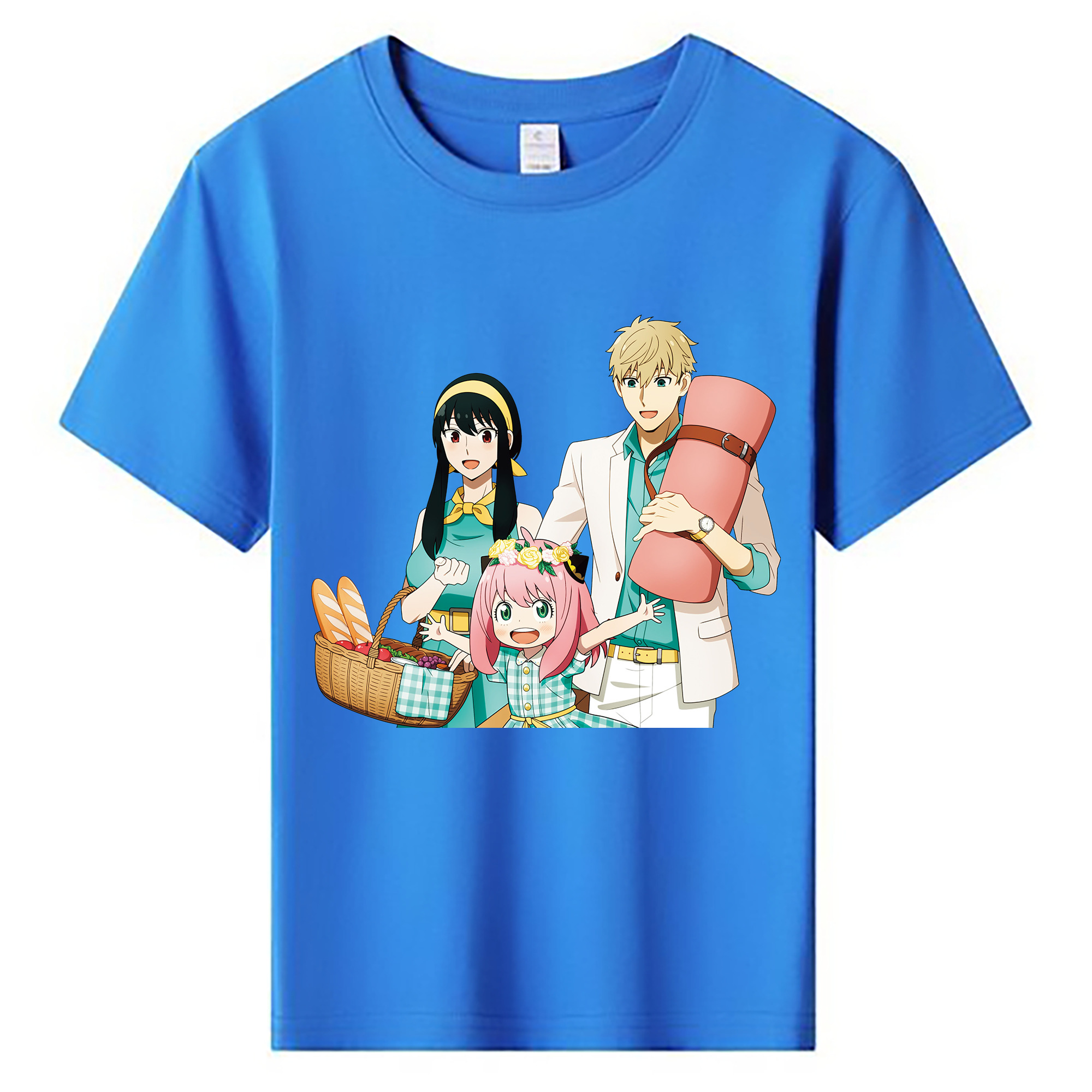 （画像用） SPY×FAMILY间谍家家酒 綿100％キッズTシャツ（フロントプリント）